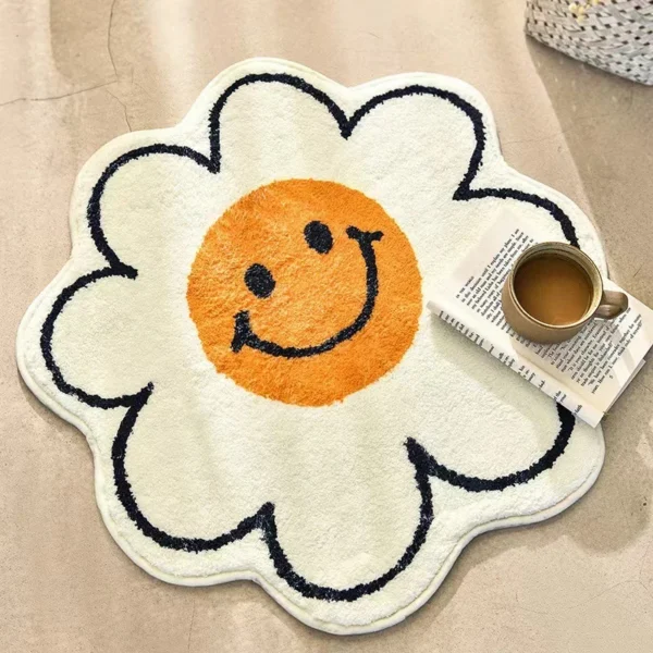 Imitation Cashmere Material Absorb Water Quick-Drying Easy-to-Clean Floor Mats